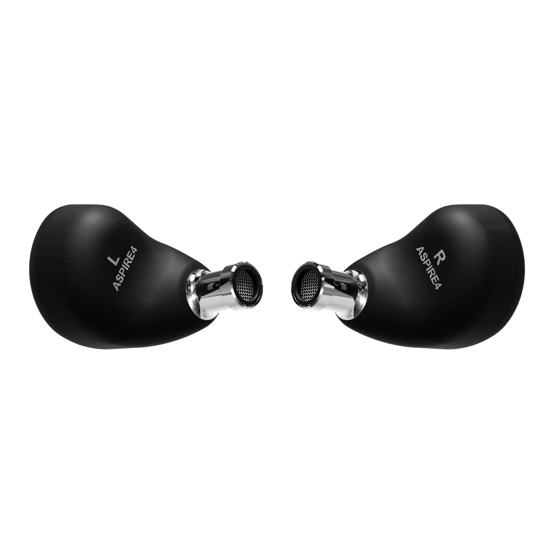 64 Audio Aspire 4 closeup rear over white background