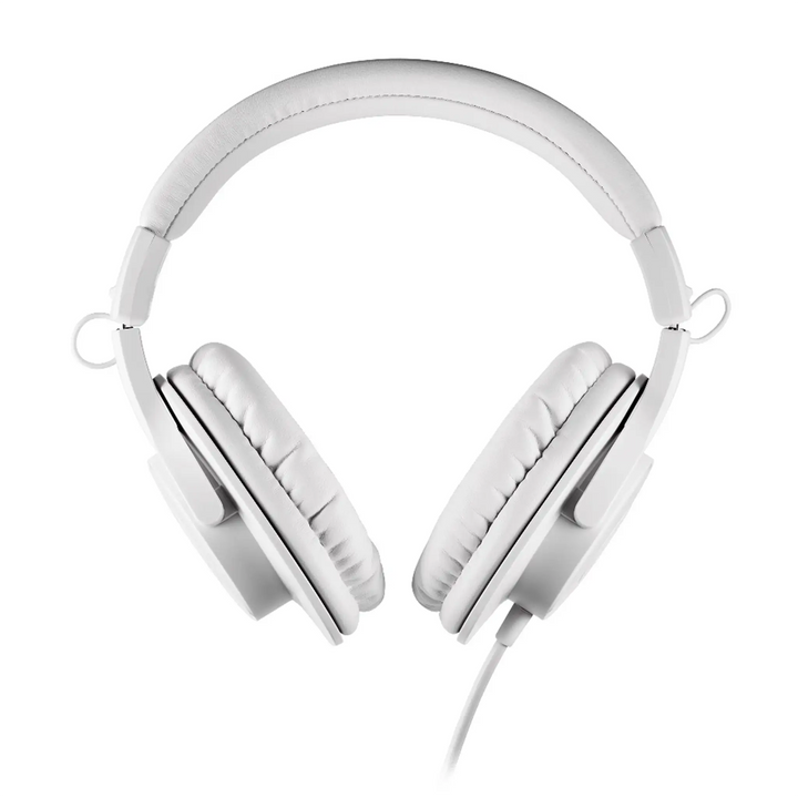 Audio-Technica ATH-M20x white headphone front whitebox
