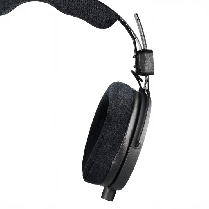 Audio-Technica ATH-R50x headphone closeup right earcup profile whitebox