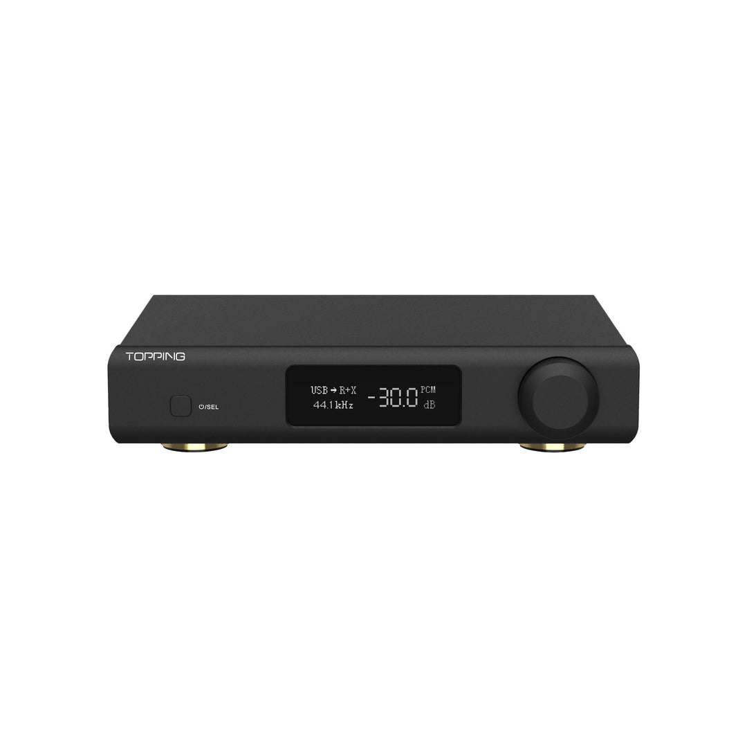 Topping D90 III DAC front over white background