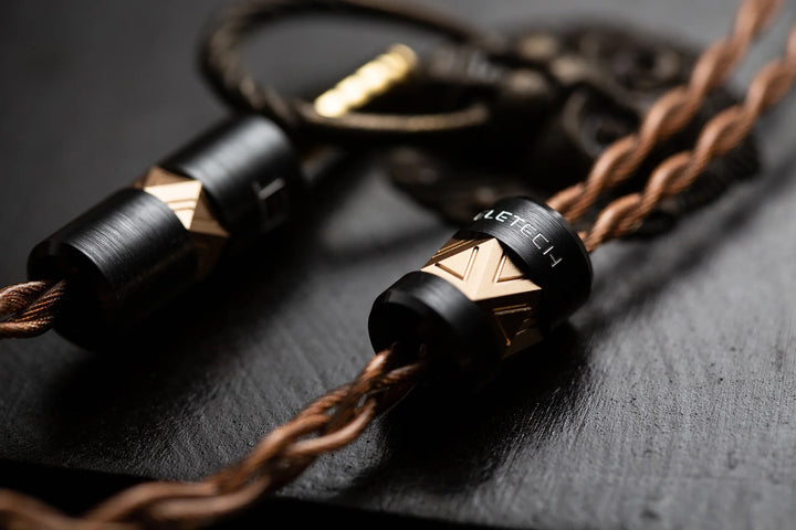 Eletech Raphael | Copper/Gold Upgrade Cable for IEMs-Bloom Audio