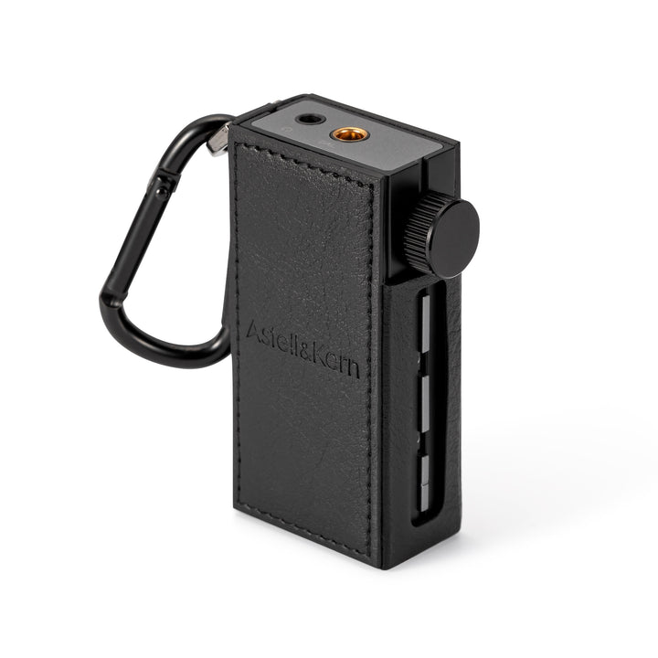 Astell&Kern HB1 case front 3 quarter vertical over white background