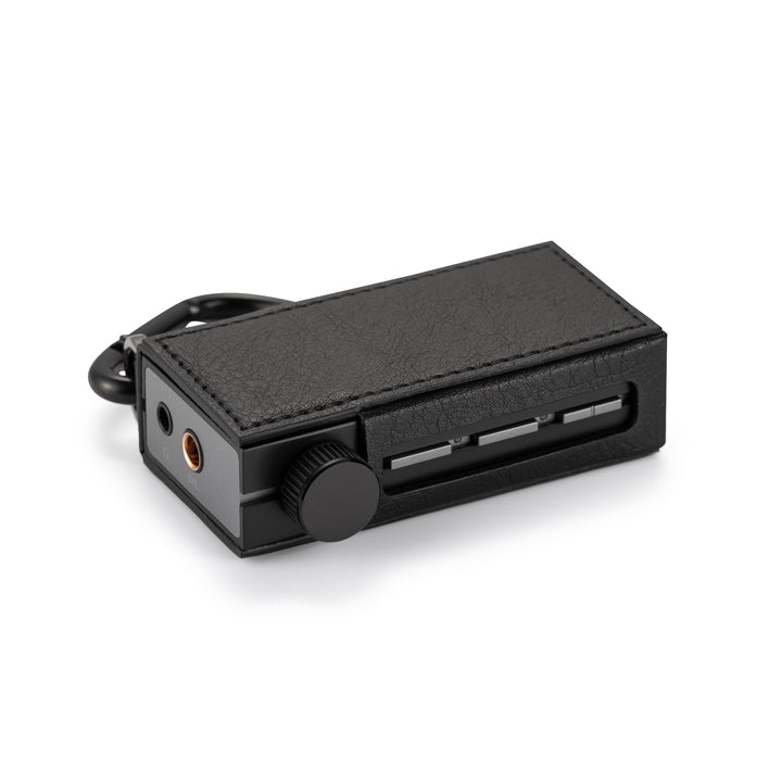 Astell&Kern HB1 case rear profile 3 quarter horizontal over white background