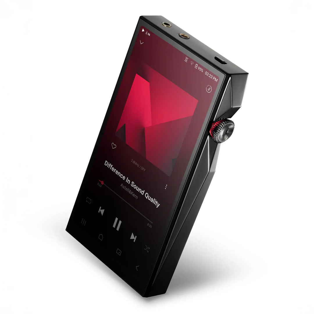 Astell&Kern SP4000 DAP black front rotated right 180 degrees whitebox