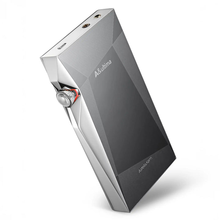 Astell&Kern SP4000 DAP silver rear rotated left 180 degrees whitebox