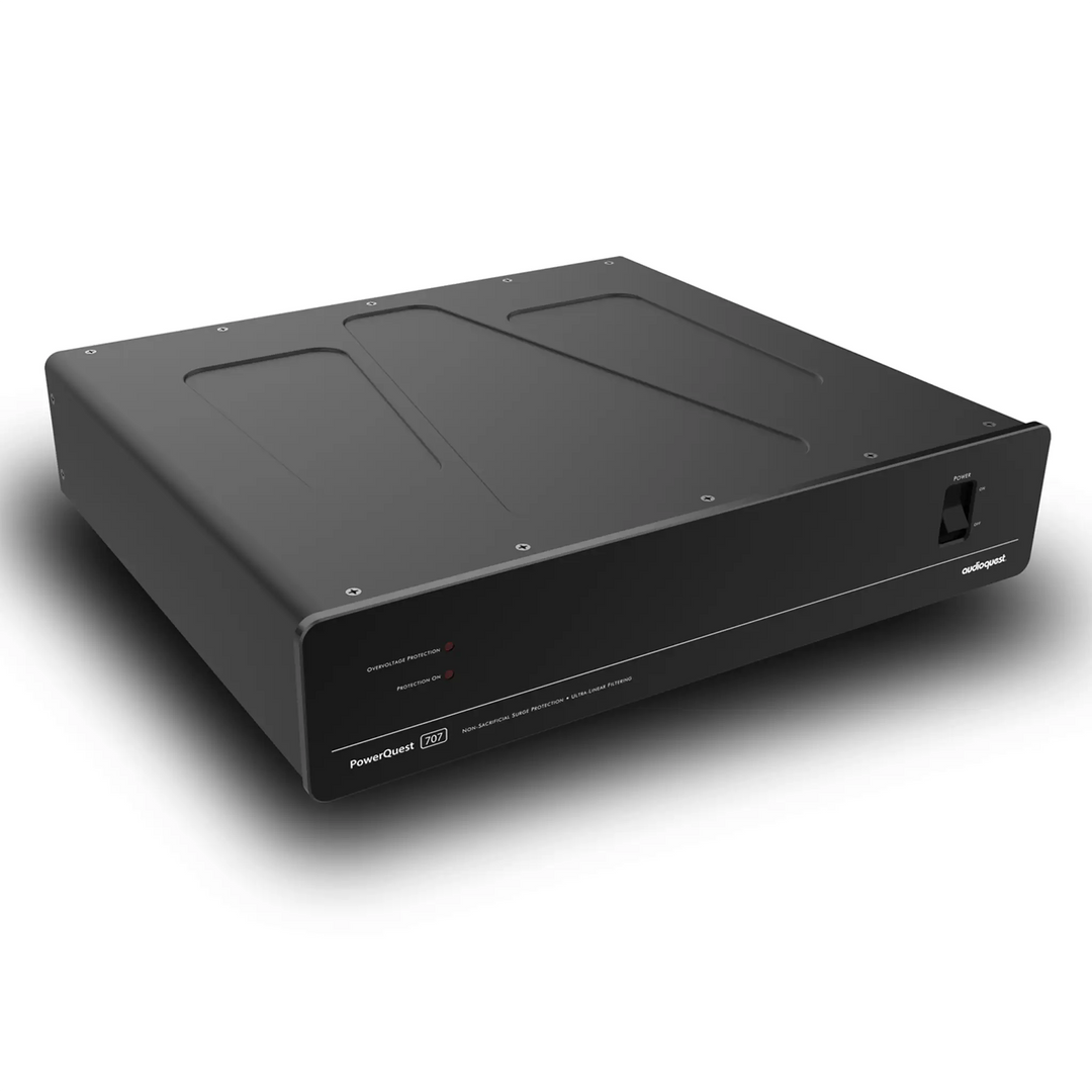 AudioQuest PowerQuest 707 front left 3 quarter whitebox
