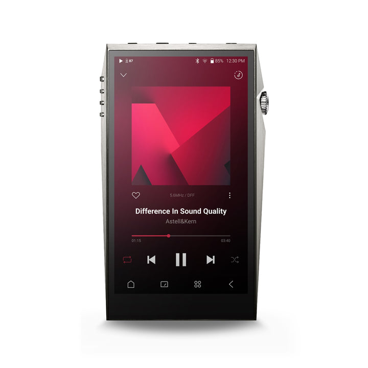 Astell&Kern SP3000T front silver eye level over white background