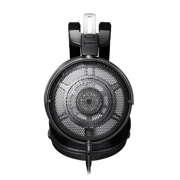 Audio-technica ath-adx3000 eye level right ear cup closeup whitebox