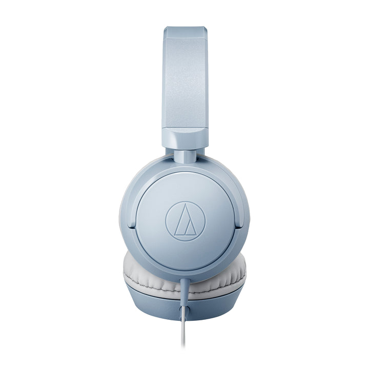 Audio-Technica ATH-S120C blue headphone profile whitebox