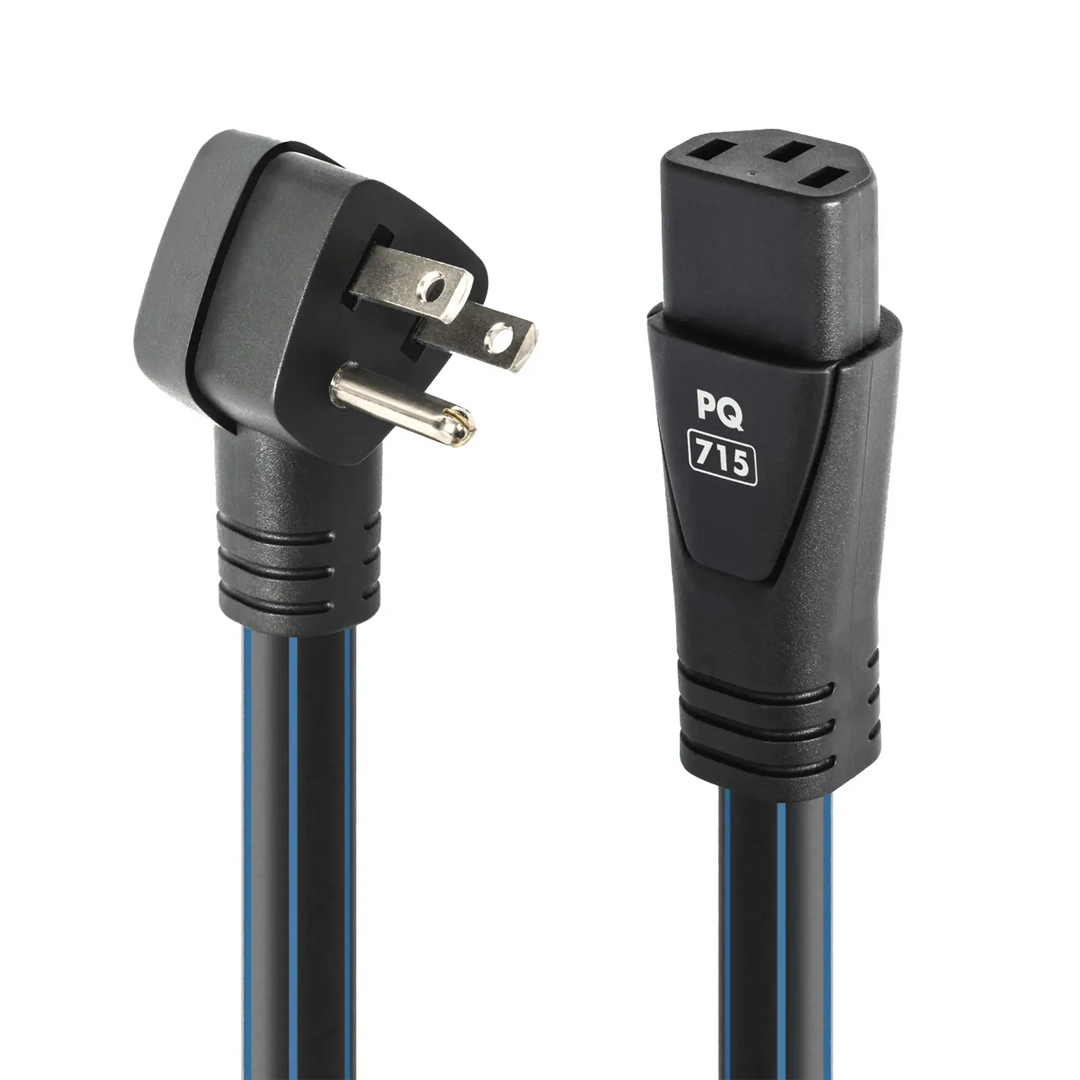 AudioQuest PQ715 power cable terminations closeup whitebox