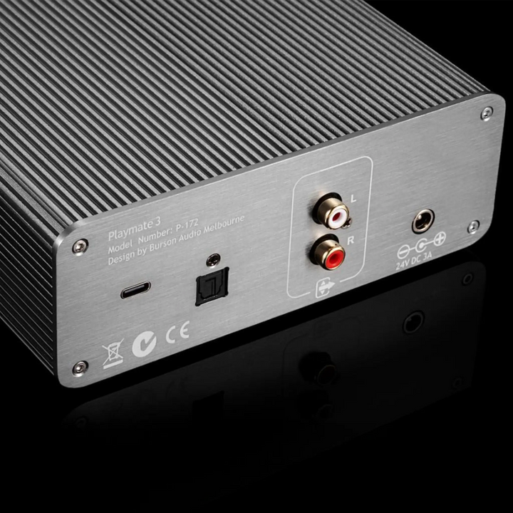 Burson Audio Playmate 3 rear quarter interface black backdrop