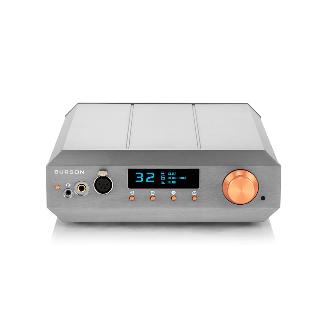 Burson Soloist Voyager top front 3 quarter over white background