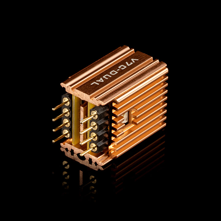 Burson V7 Classic Dual OpAmp rear quarter over black background