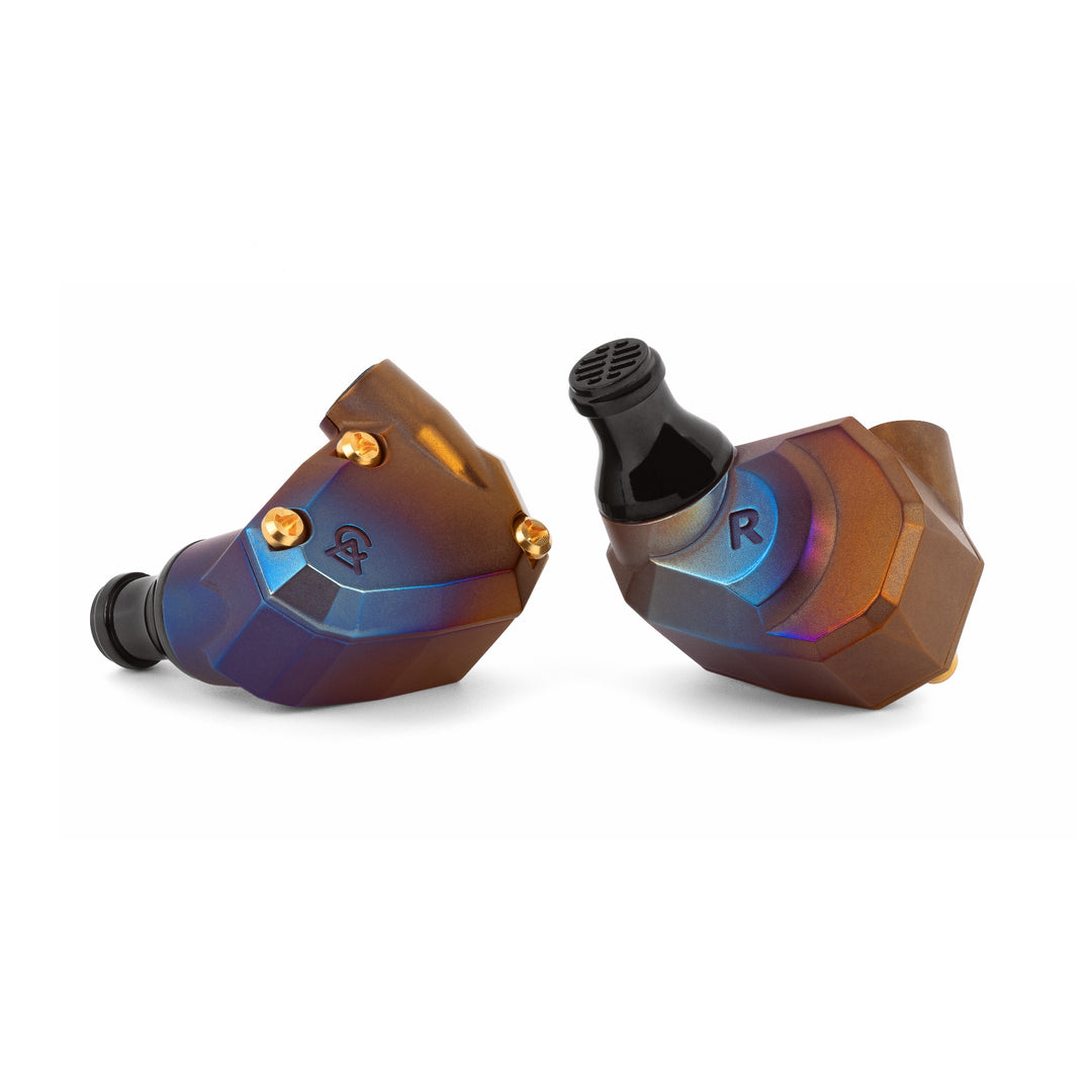 Campfire Audio Moon Rover front and rear quarter closeup over white background
