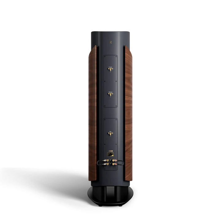 Canton Reference Alpha speaker in blue standing rear center whitebox
