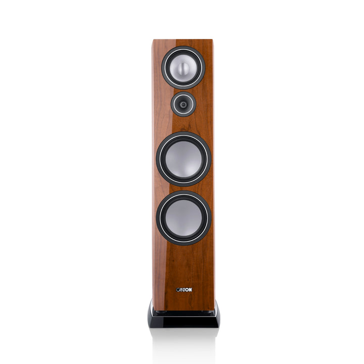 Canton Vento 100 light walnut front no grill over white background