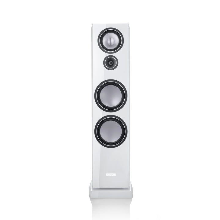 Canton Vento 100 white front no grill over white background
