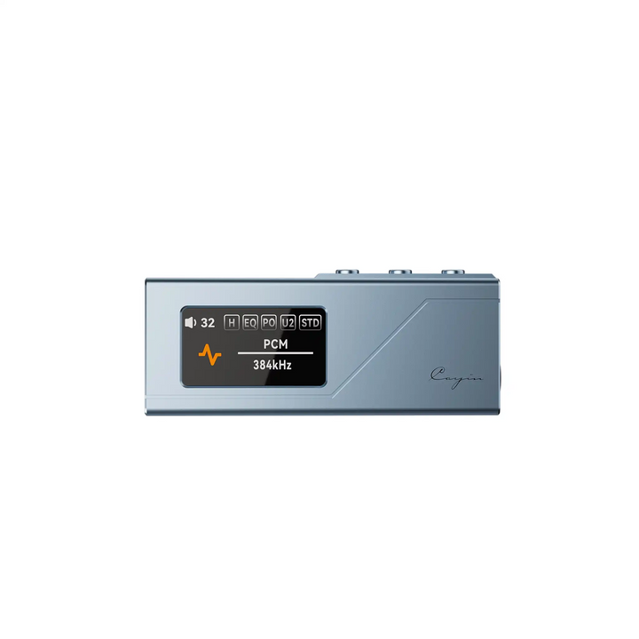 Cayin RU3 DAC/amp light cyan front center whitebox