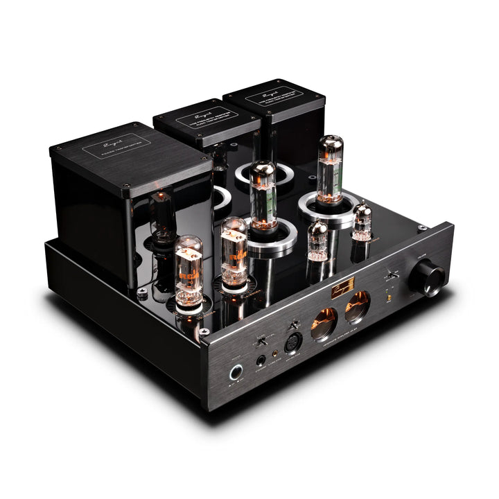 Cayin HA-6A black left front quarter whitebox