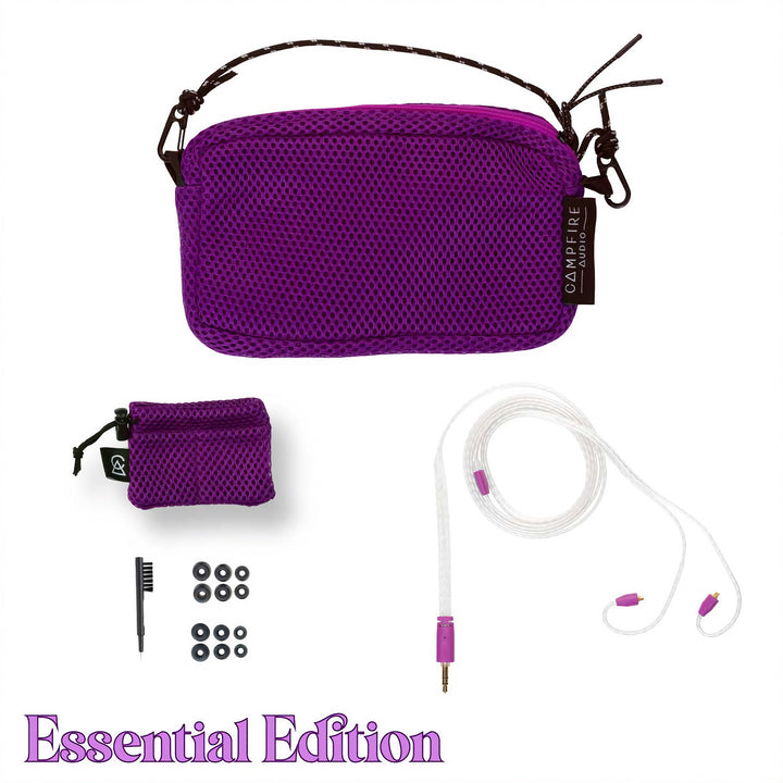 Campfire Audio Bonneville essential package over white background