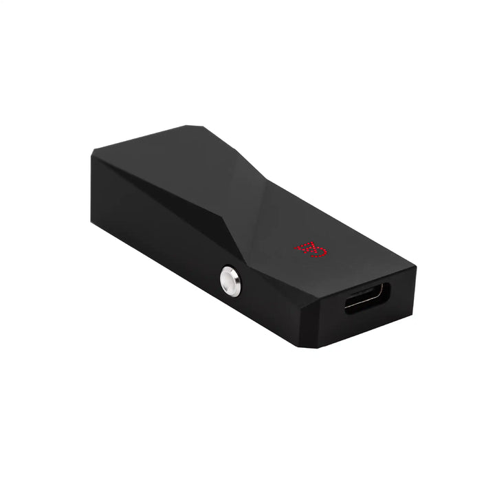 Campfire Audio Relay dac/amp lying down top right corner angle whitebox