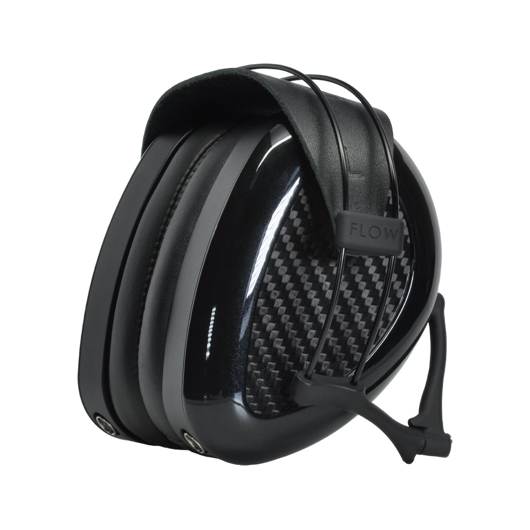 Dan Clark Audio Aeon 2 Noire 3 quarter profile folded over white background