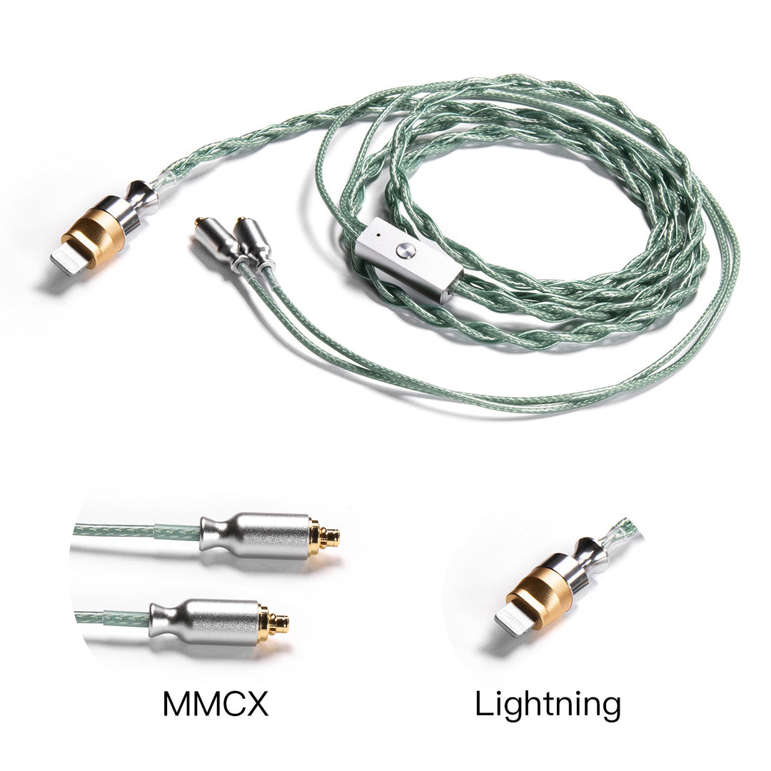 ddHiFi M120B All-in-One IEM Cable | Lightning / USB-C