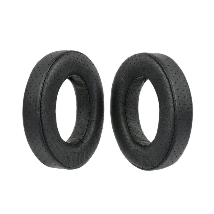 Dekoni Audio 109 Pro fenestrated sheepskin earpads front over white background