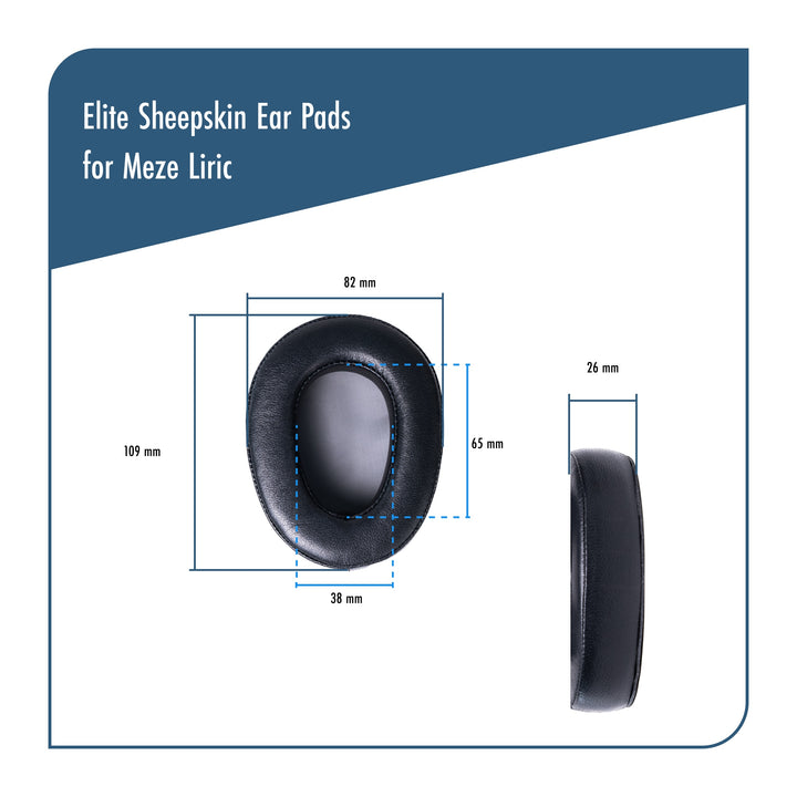 Dekoni Elite Liric earpad dimensions
