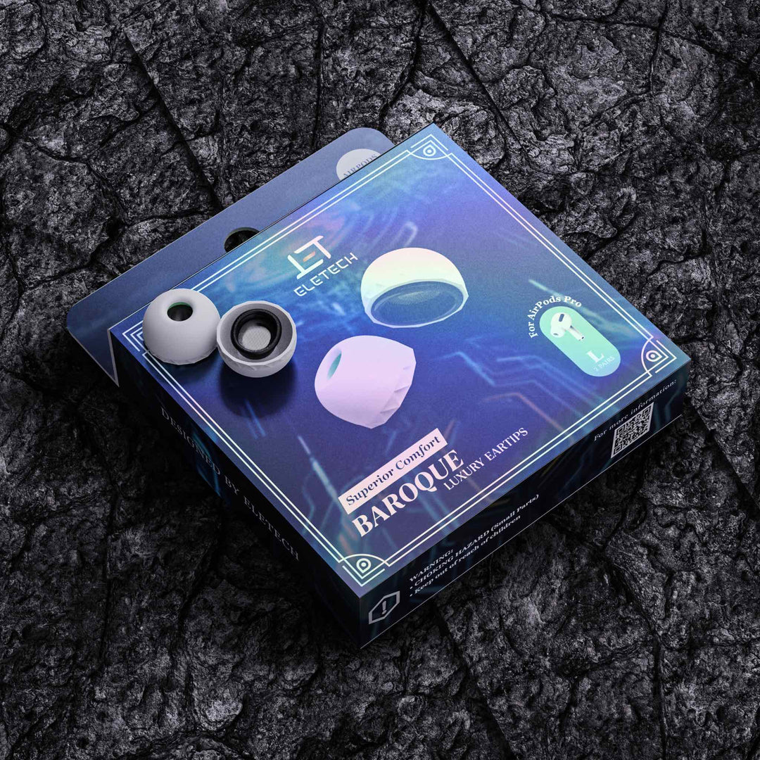 Eletech Baroque AirPods Pro | Luxury HiFi Eartips for IEMs