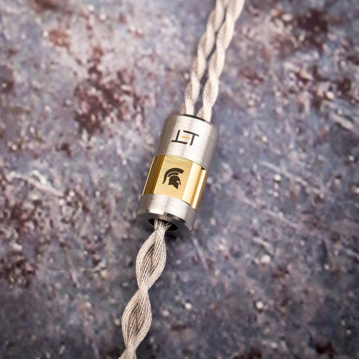 Eletech Iliad | Gold/Silver IEM Cable-Bloom Audio