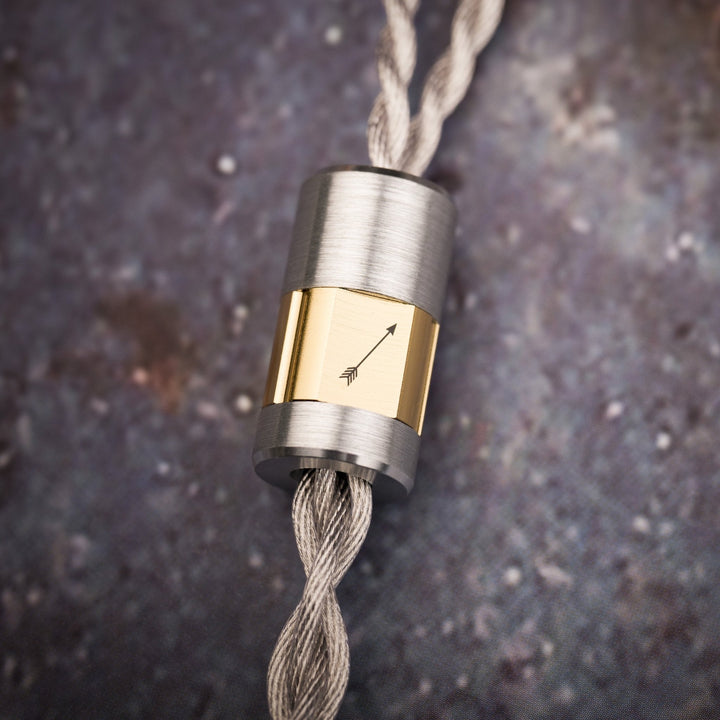 Eletech Iliad | Gold/Silver IEM Cable-Bloom Audio