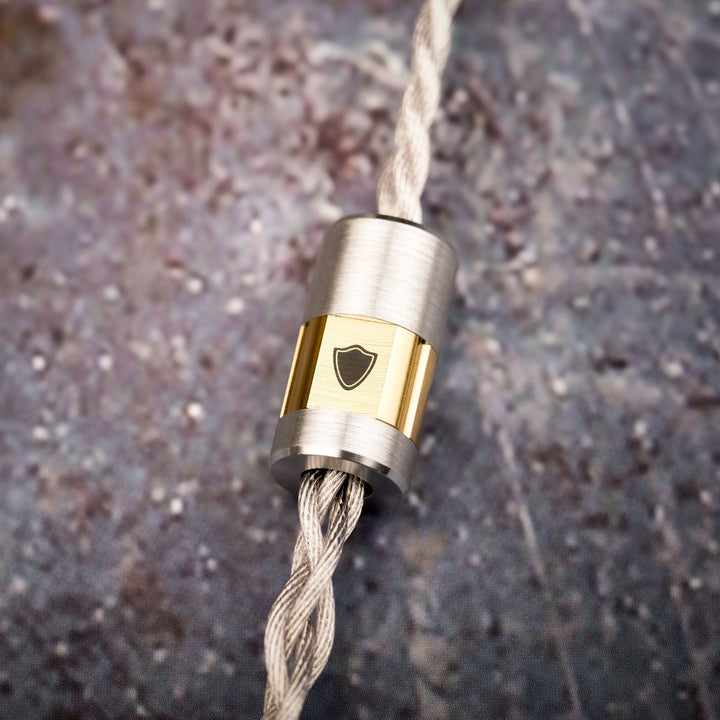 Eletech Iliad | Gold/Silver IEM Cable-Bloom Audio