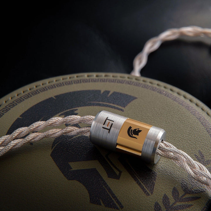 Eletech Iliad | Gold/Silver IEM Cable-Bloom Audio