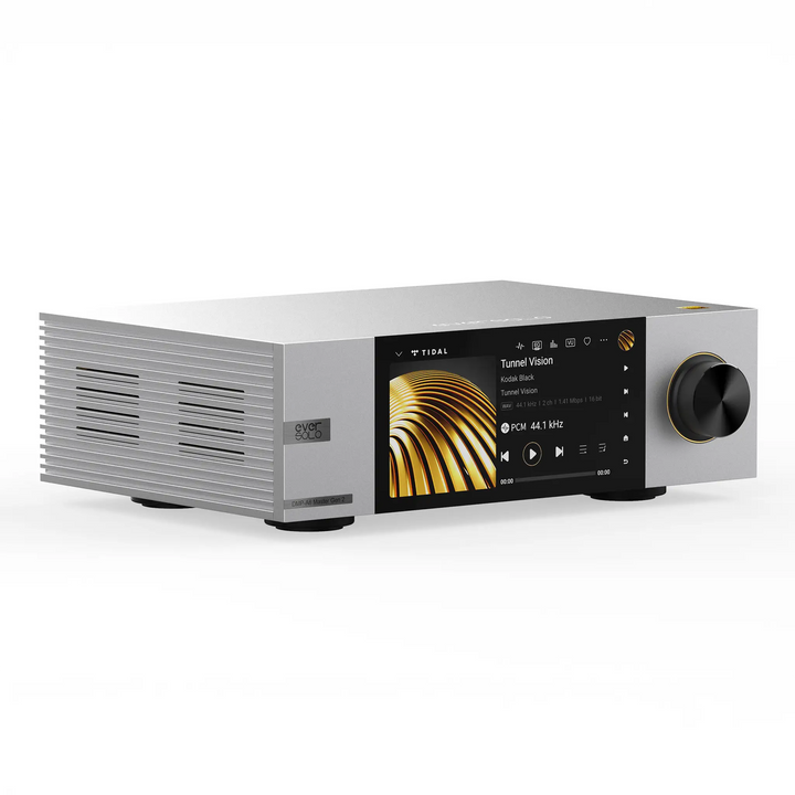 EverSolo DMP-A6 Master Edition Gen 2 silver front left 3 quarter whitebox