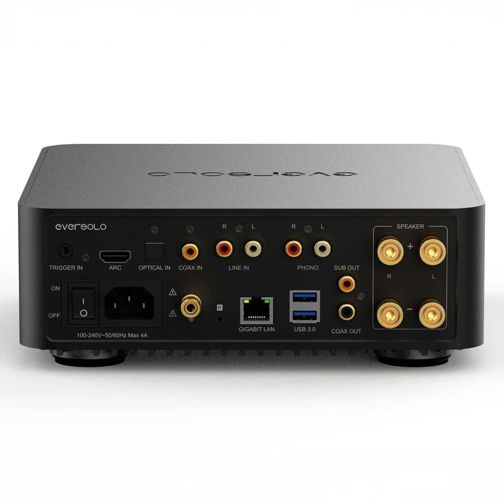 EverSolo Play streaming amp rear center whitebox