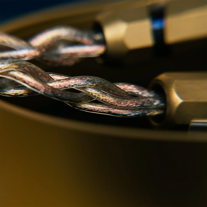 FATfreq Grand Maestro Limited Edition IEMs Origin cable extreme closeup