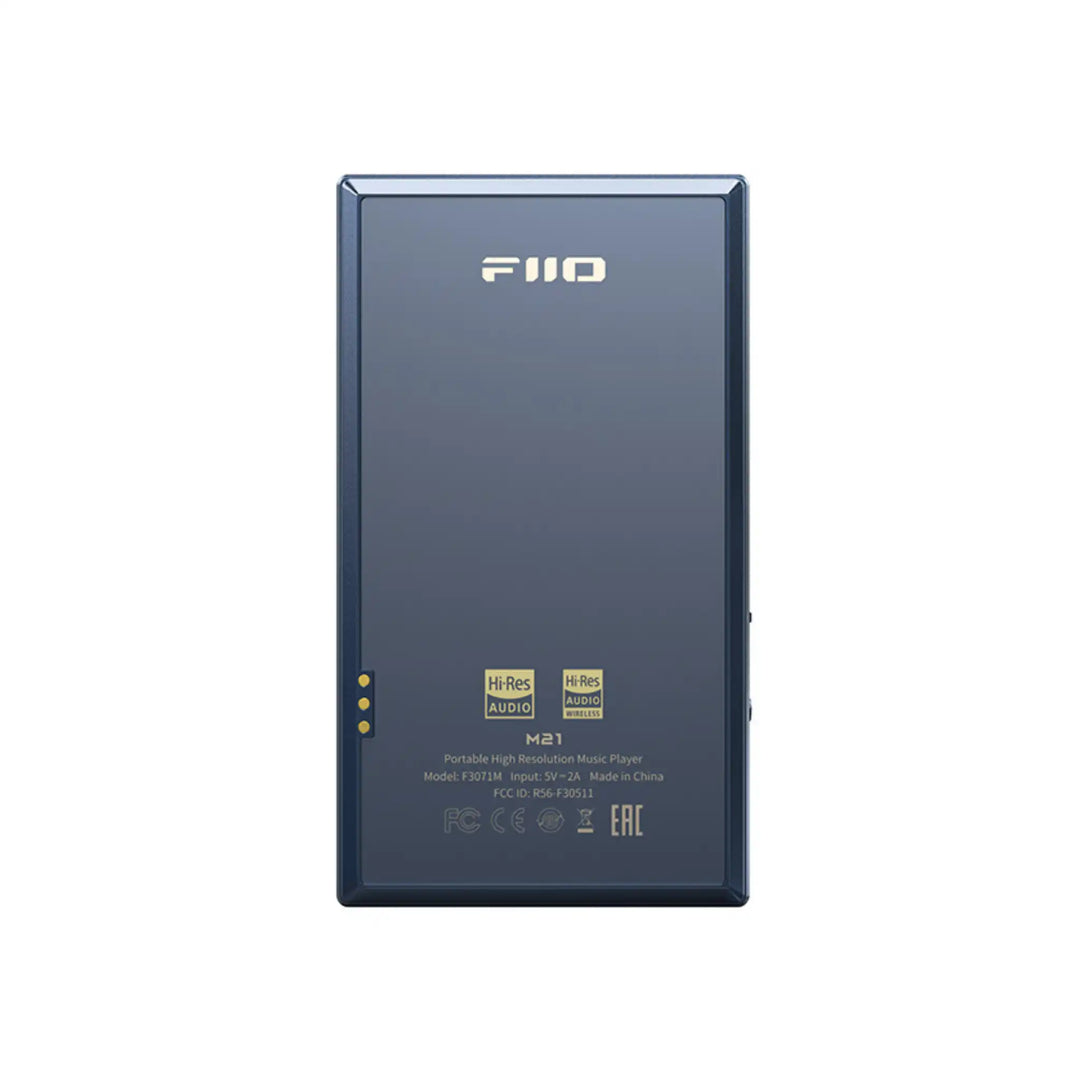 FiiO M21 DAP blue rear center whitebox