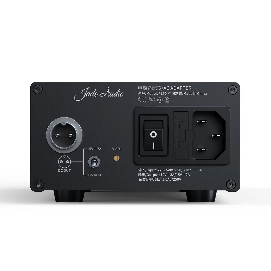 FiiO PL50 linear power supply rear center whitebox