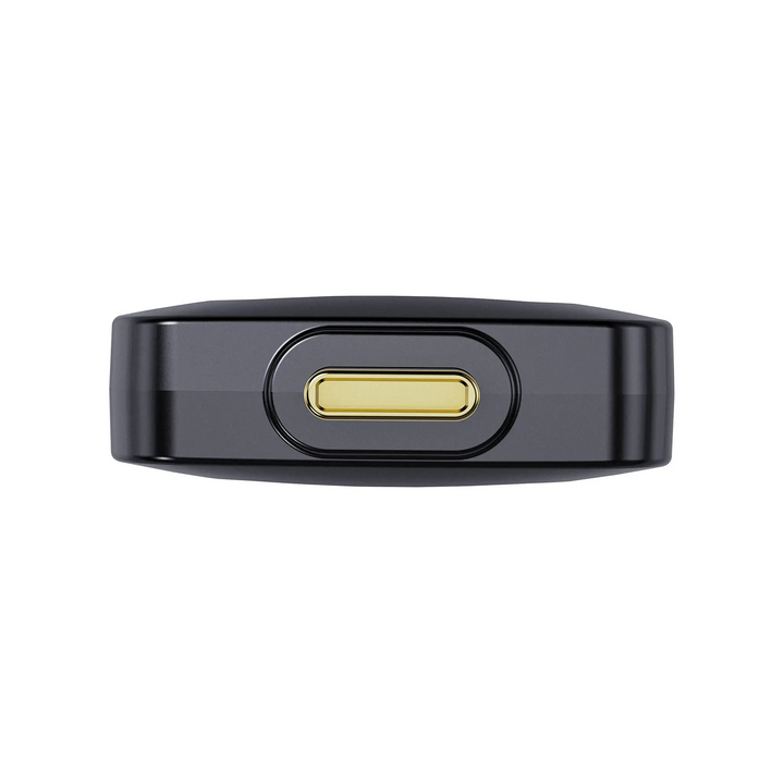 FiiO BT11 Bluetooth transmitter in black bottom view whitebox