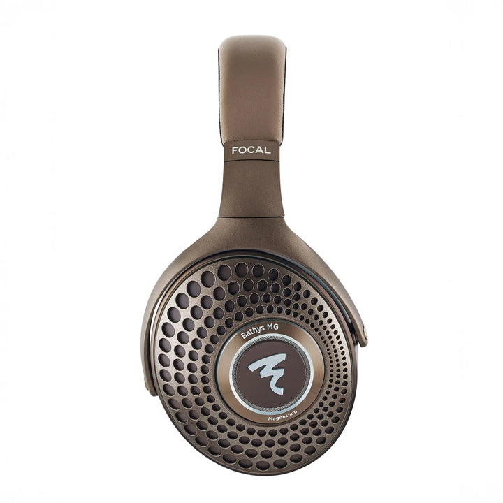 Focal Bathys MG headphones right ear cup profile view whitebox