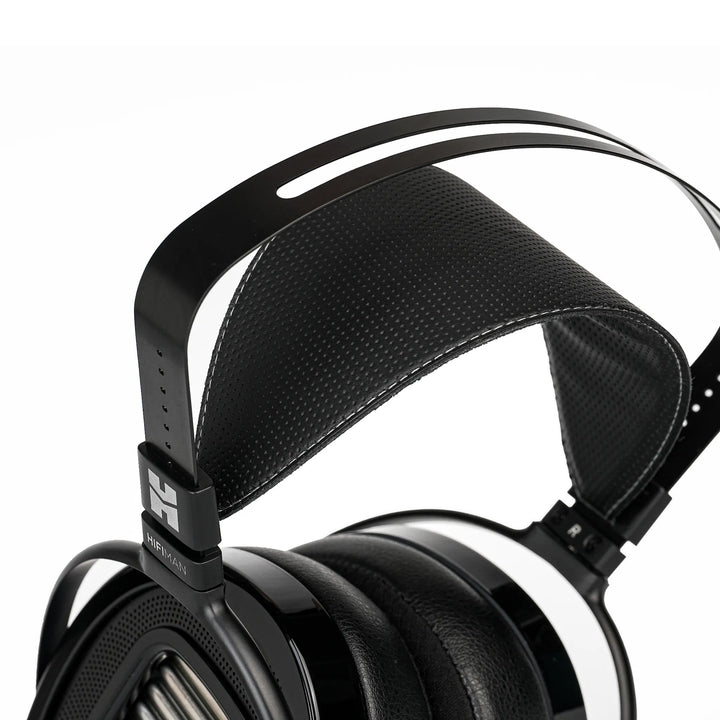 HiFiMAN Arya Unveiled headband closeup white box