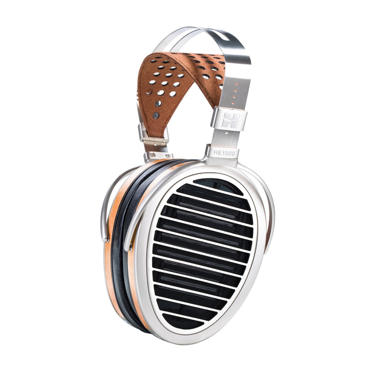 HiFiMAN HE1000 v3 Stealth 3 quarter vertical over white background
