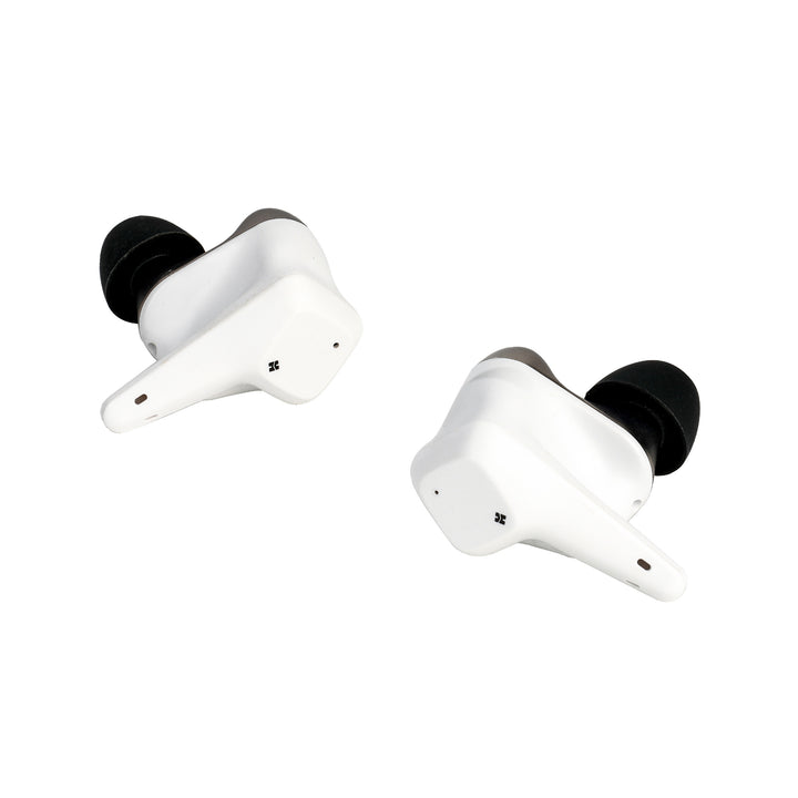 HiFiMAN Svanar Wireless Jr front top 3 quarter over white background