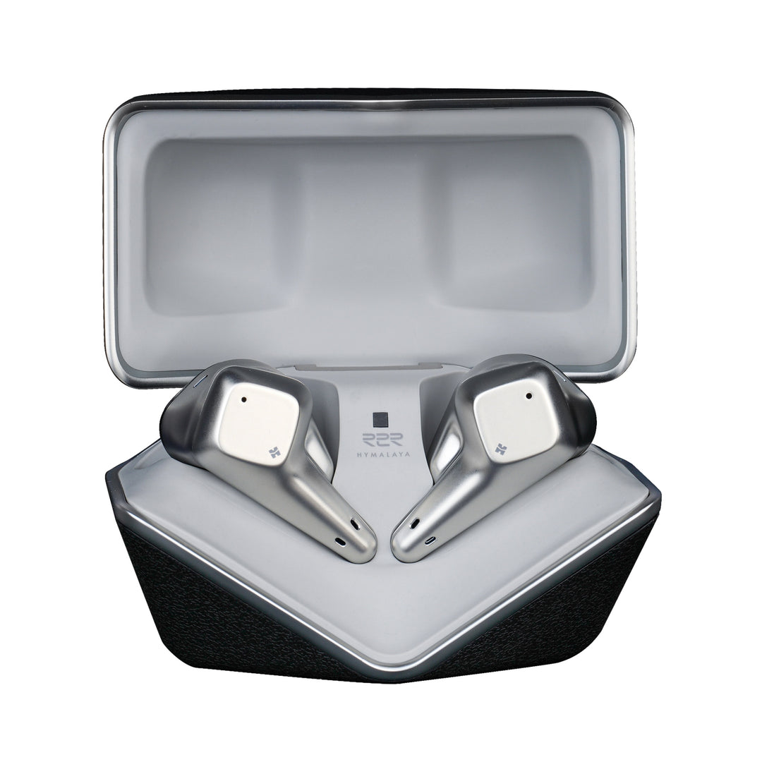 HiFiMAN Svanar Wireless front inside case over white background