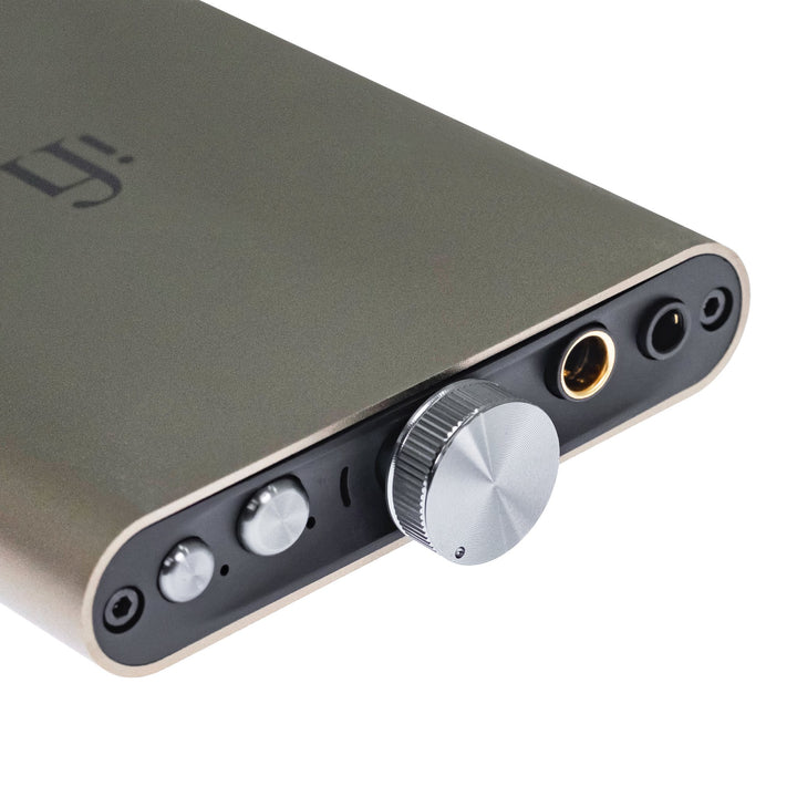 iFi hip-dac 3 front 3 quarter closeup over white background