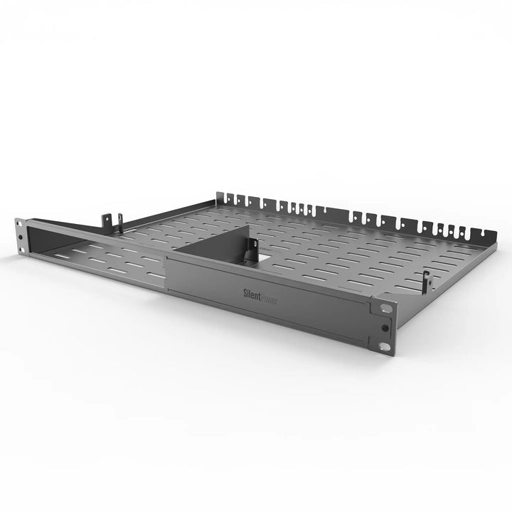iFi OMNI Rack Mount sitting front right 3 quarter angle whitebox