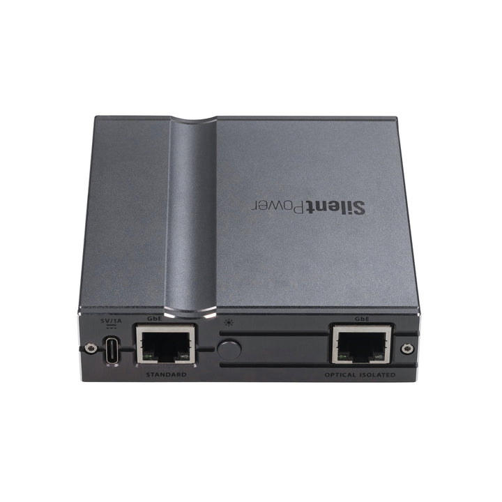 iFi LAN iPurifier Pro top rear 3 quarter over white background