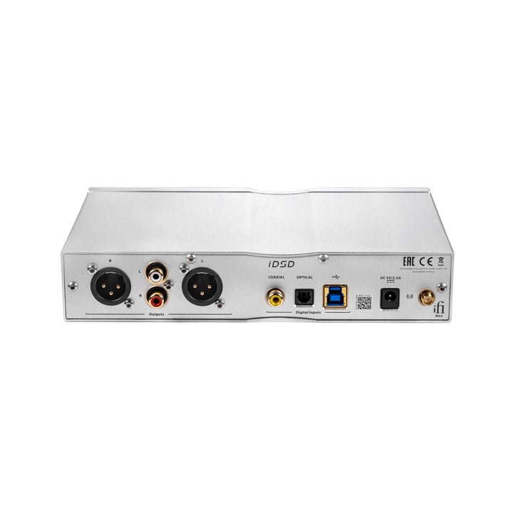 iFi NEO iDSD 3 quarter top rear over white background