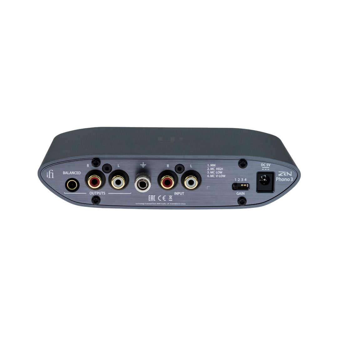 iFi ZEN Phono v3 rear over white background
